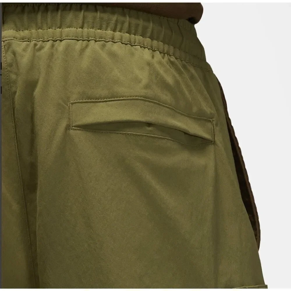 Nike Jordan 23 Engineered Woven Cargo Pants Green Men's Medium DQ8053-378 NWT